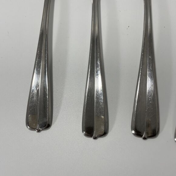 Lot Of 4 Oneida GALA IMPULSE Stainless Oval Spoon 6 3/4” Vintage - Picture 4 of 6